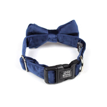 Navy Velvet Bow Tie