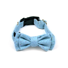 Bubblegum Blue Bow Tie by The Paw Wag Company for Dogs