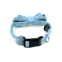 Bubblegum Blue Bow Tie by The Paw Wag Company for Dogs