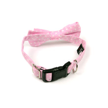 Pink Polka Dot Bow Tie by The Paw Wag Company for Dogs