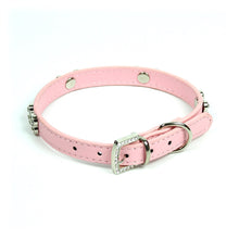 Rhinestone Dog Bone Collar in Pink by The Paw Wag Company