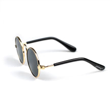 Round Sunglasses in Gold by The Paw Wag Company for Cats and Small Dogs.  Fashion Pet Glasses and Sunglasses.