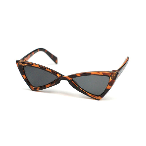 Cat Eye Triangle Sunglasses in Cheetah Print by The Paw Wag Company for Cats and Small Dogs.  Fashion Pet Glasses and Sunglasses.
