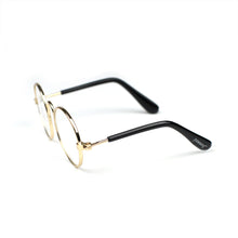 Round Glasses in Gold by The Paw Wag Company for Cats and Small Dogs.  Fashion Pet Glasses and Sunglasses.
