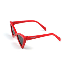 Cat Eye Triangle Sunglasses in Red by The Paw Wag Company for Cats and Small Dogs.  Fashion Pet Glasses and Sunglasses.