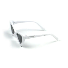 Cat Eye Triangle Sunglasses in White by The Paw Wag Company for Cats and Small Dogs.  Fashion Pet Glasses and Sunglasses.