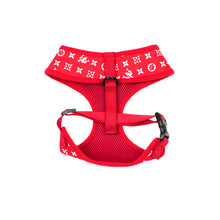 Pawpreme x PW Print Harness in Red by The Paw Wag Company