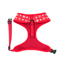Pawpreme x PW Print Harness in Red by The Paw Wag Company