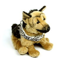 Leopard Print Spiked Collar in White by The Paw Wag Company