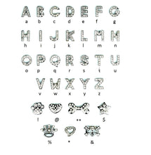 Rhinestone Letters and Charms by The Paw Wag Company