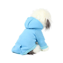 Plain Hoodie in Electric Blue