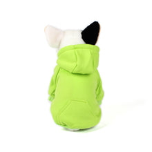 Plain Hoodie in Lime Green