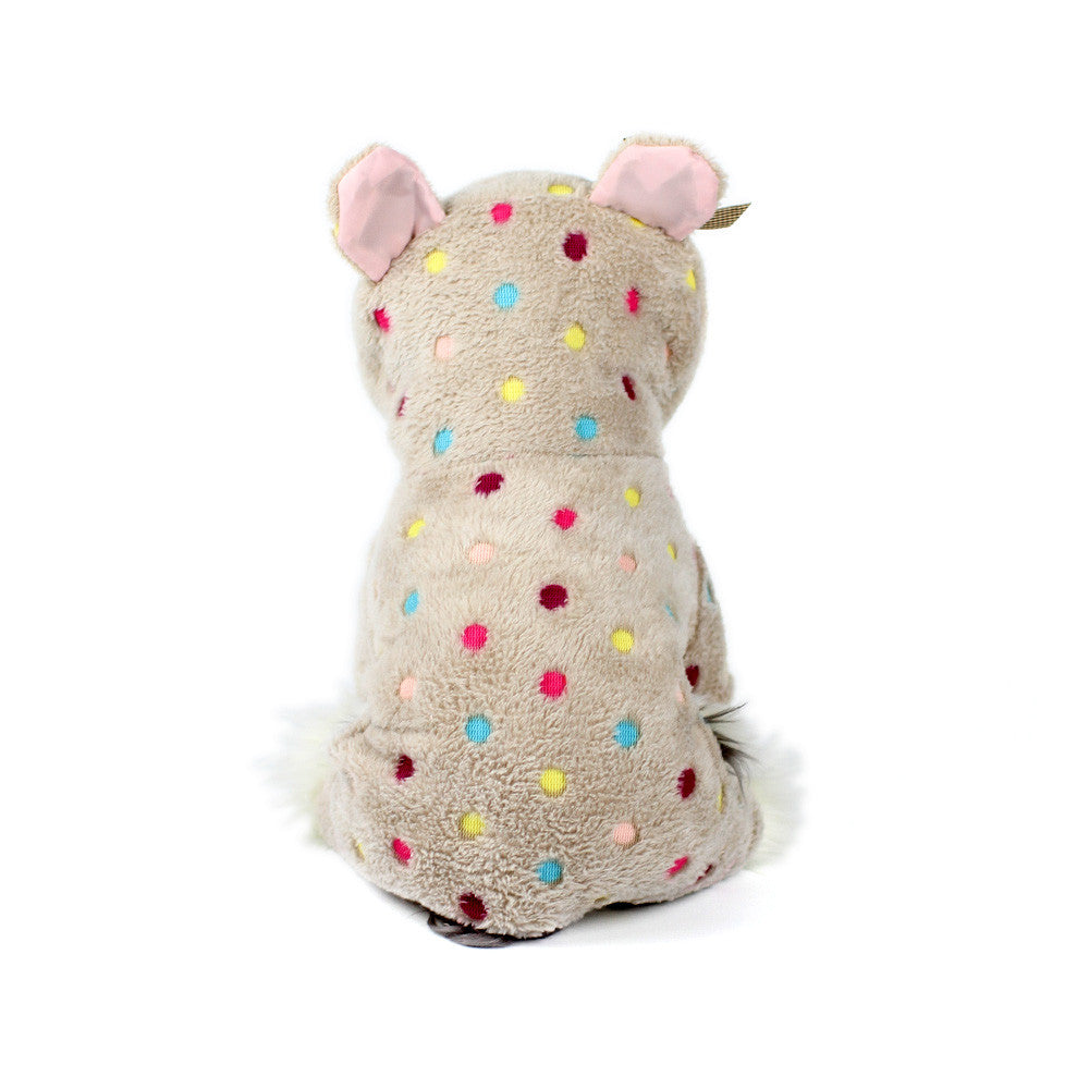 Polka Dog Bunny Jumpsuit in Mocha