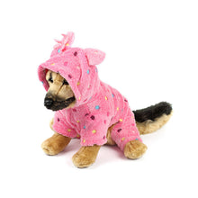 Polka Dog Bunny Jumpsuit in Pink