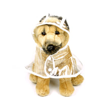 Clear Raincoat in White by The Paw Wag Company