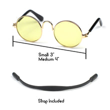 Round Sunglasses in Yellow