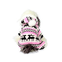Snowball and Reindeers Jumpsuit in Pink