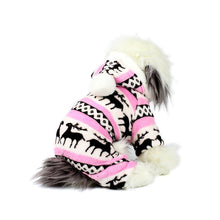 Snowball and Reindeers Jumpsuit in Pink