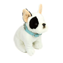 Petite Spiked and Studded Collar in Light Blue by The Paw Wag Company