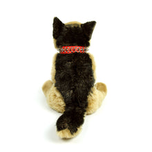 Petite Spiked and Studded Collar in Red by The Paw Wag Company