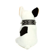 Rhinestones and Spikes Collar in Black by The Paw Wag Company