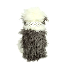 Rhinestones and Spikes Collar in White by The Paw Wag Company